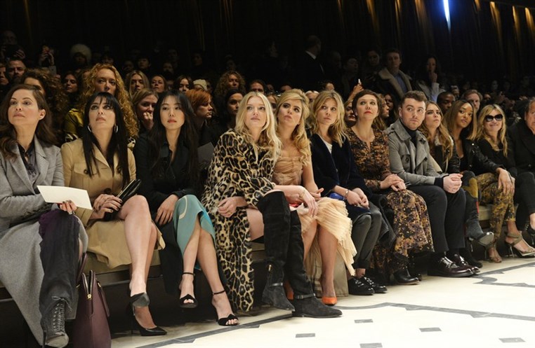 Nadine Labaki at the Burberry Womenswear Autumn-Winter 2015 Show